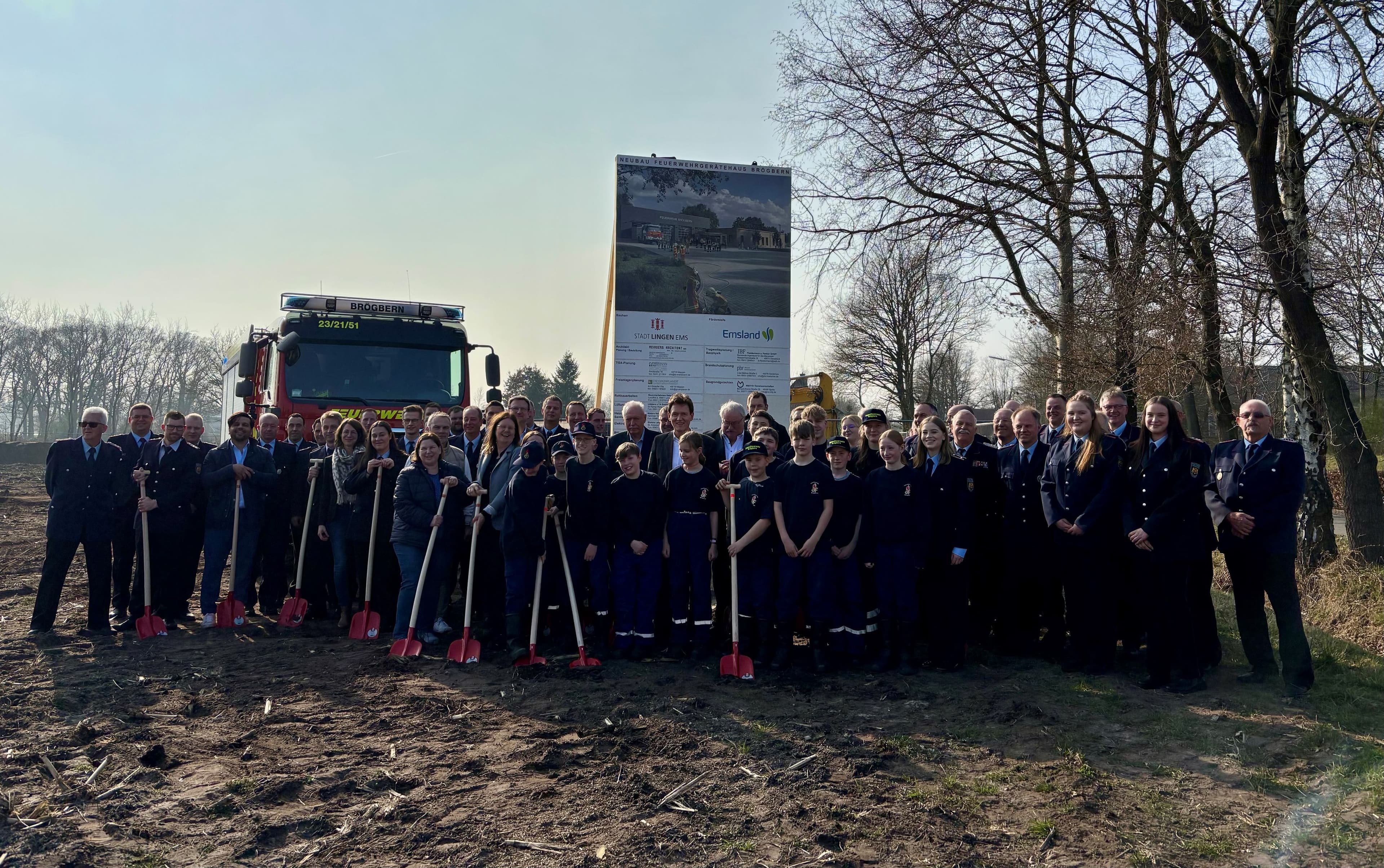 Brögbern erhält neues Feuerwehrhaus