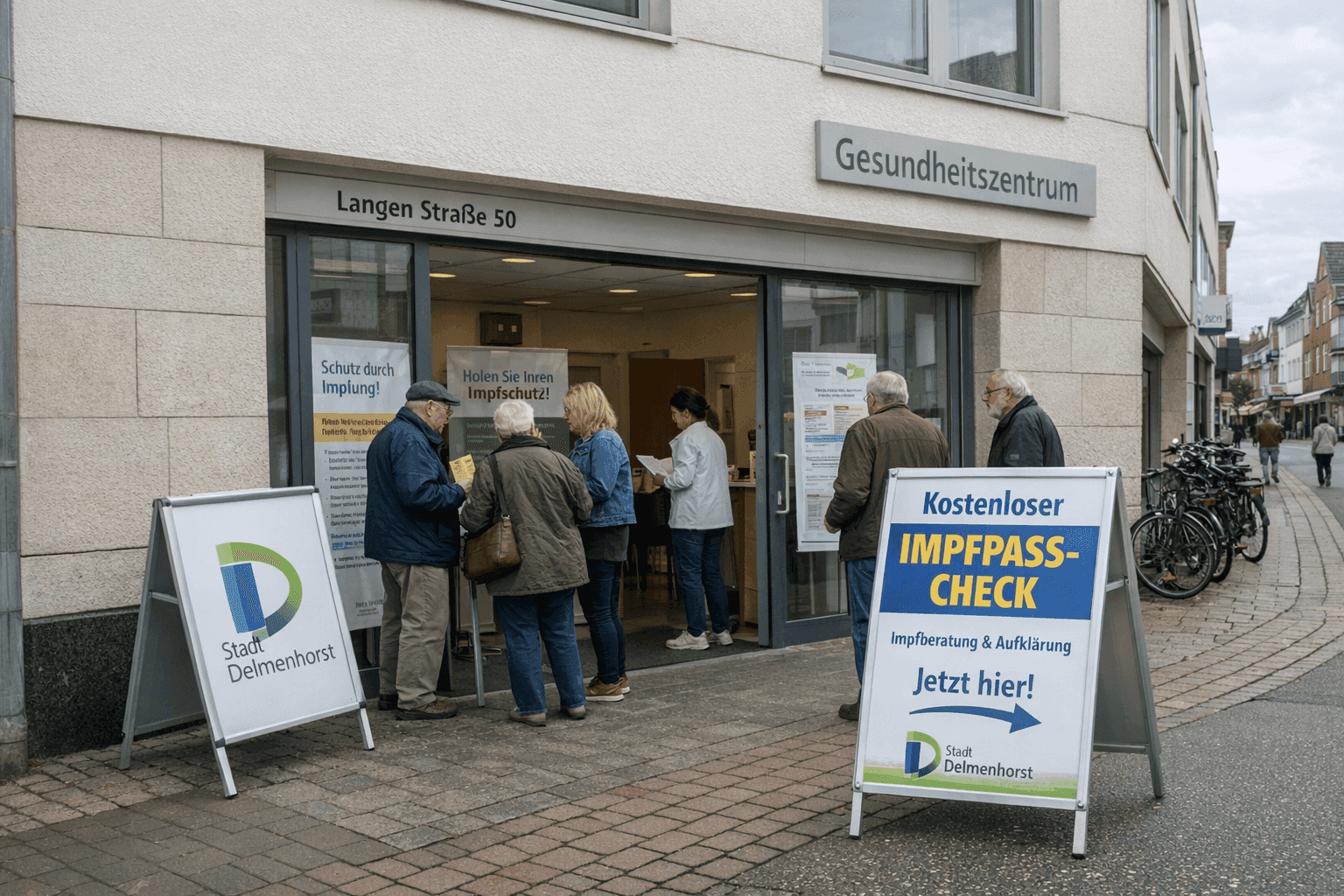 Kostenloser Impfpass-Check in Delmenhorst