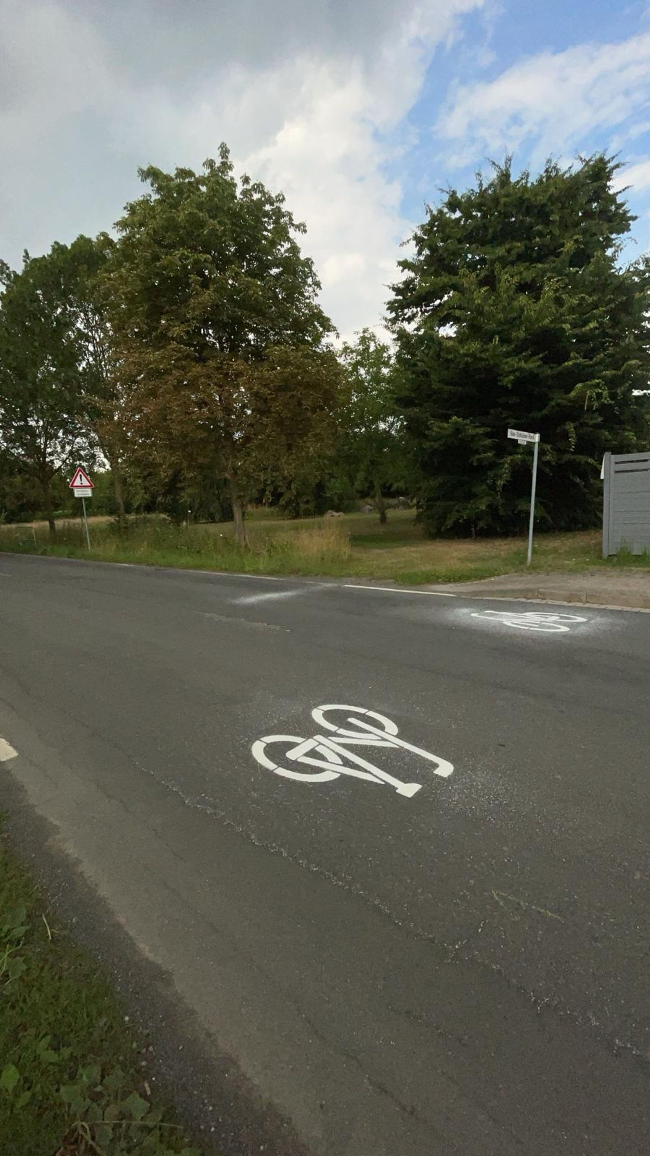 Mesmerode macht Radfahrende sichtbarer