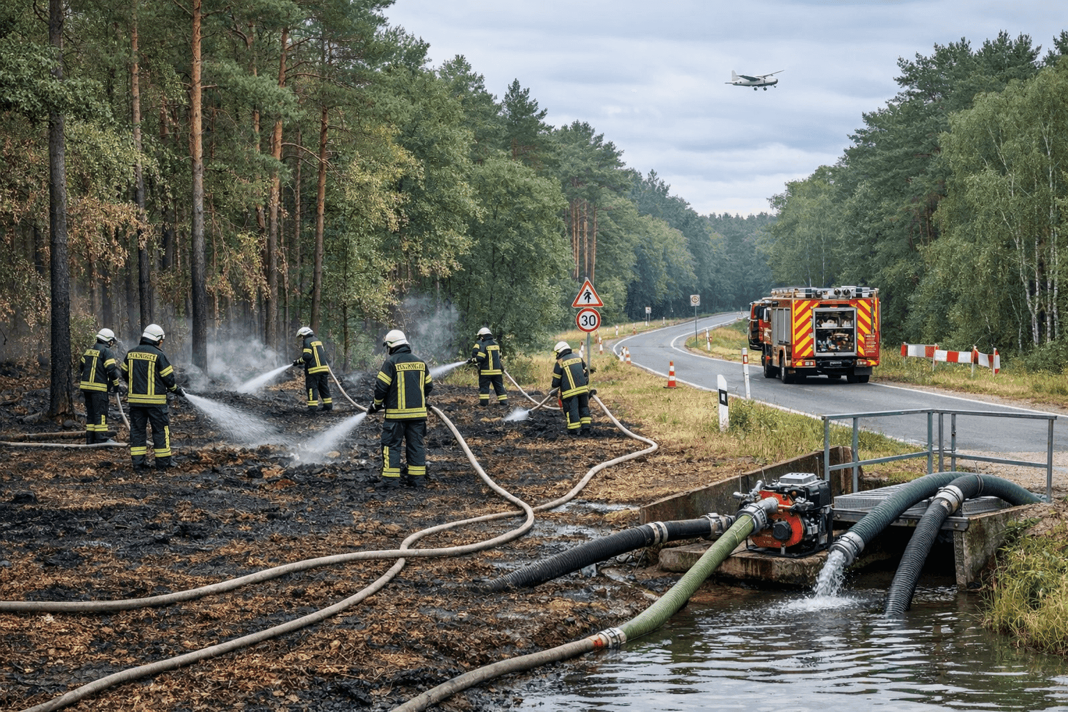 Waldbrand in Westercelle schnell gelöscht