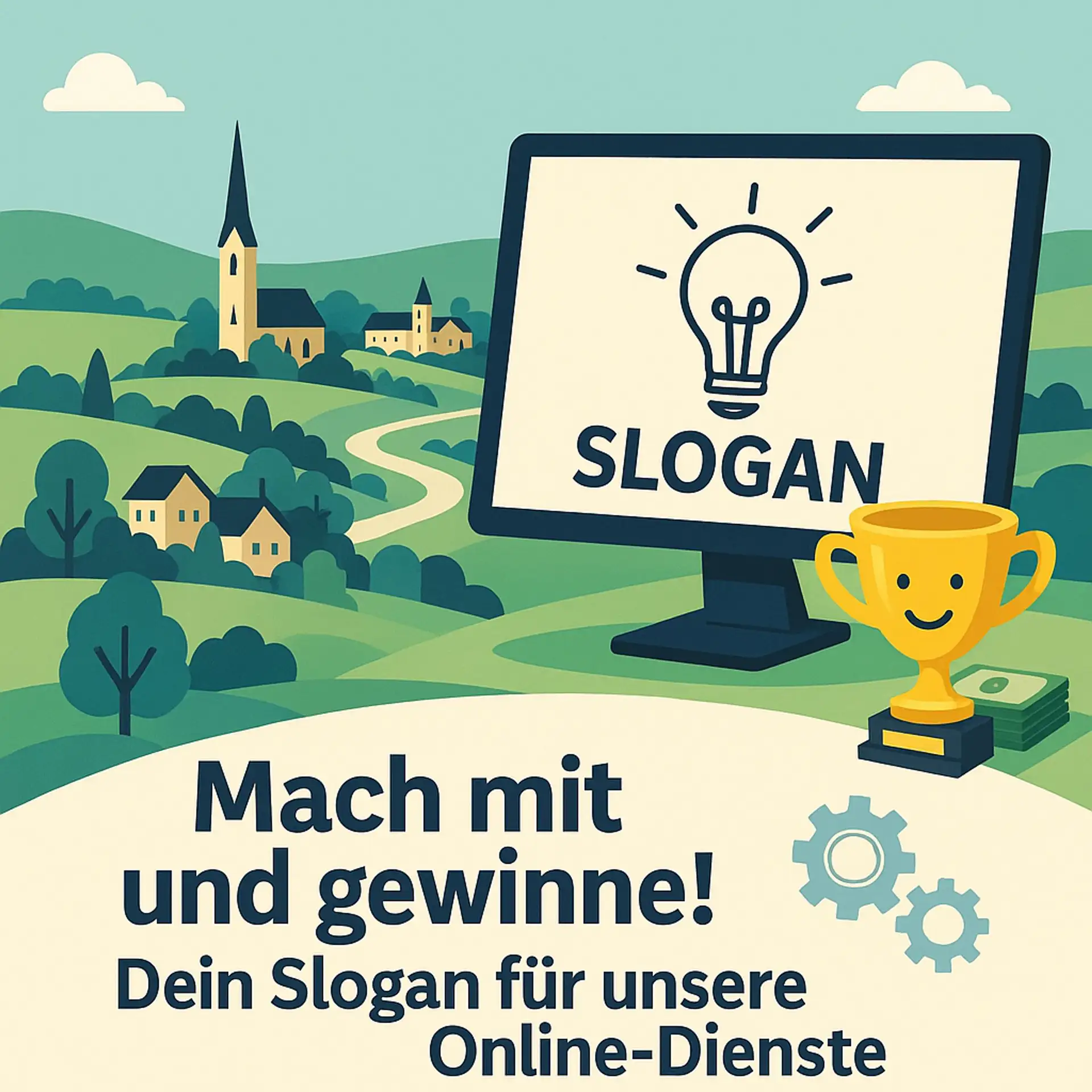 Kreativwettbewerb startet: Slogan für digitale Dienste gesucht