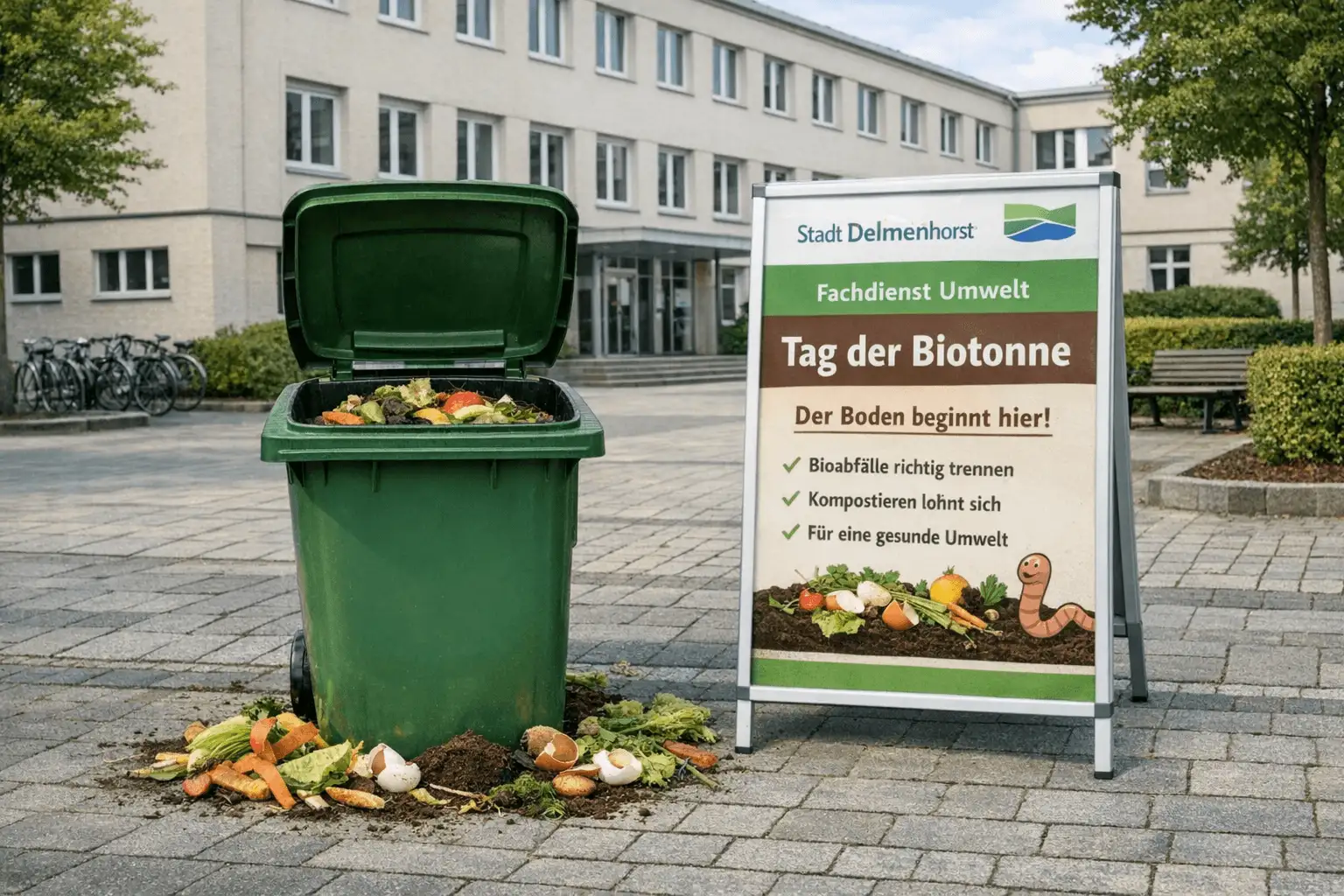 Kurzmitteilung: Tag der Biotonne: Delmenhorst wirbt für saubere Bioabfälle