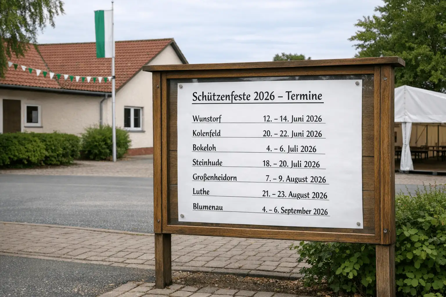 Wunstorf: Diese Schützenfest-Termine 2026 stehen fest