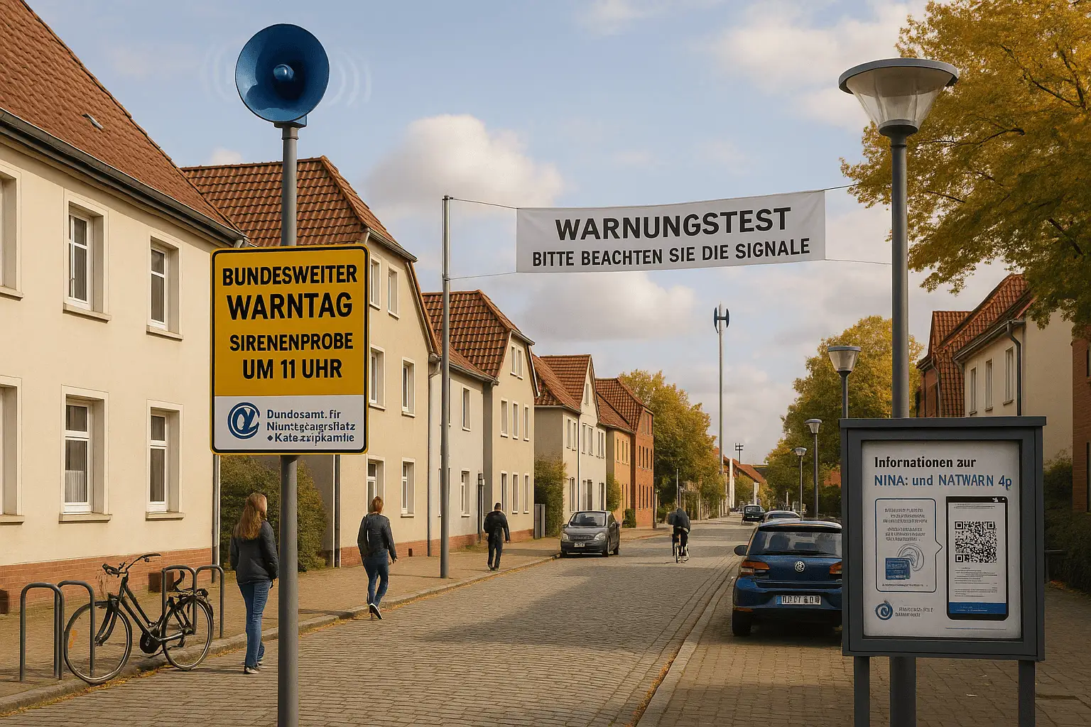 Deutschland testet am Warntag seine Sirenen
