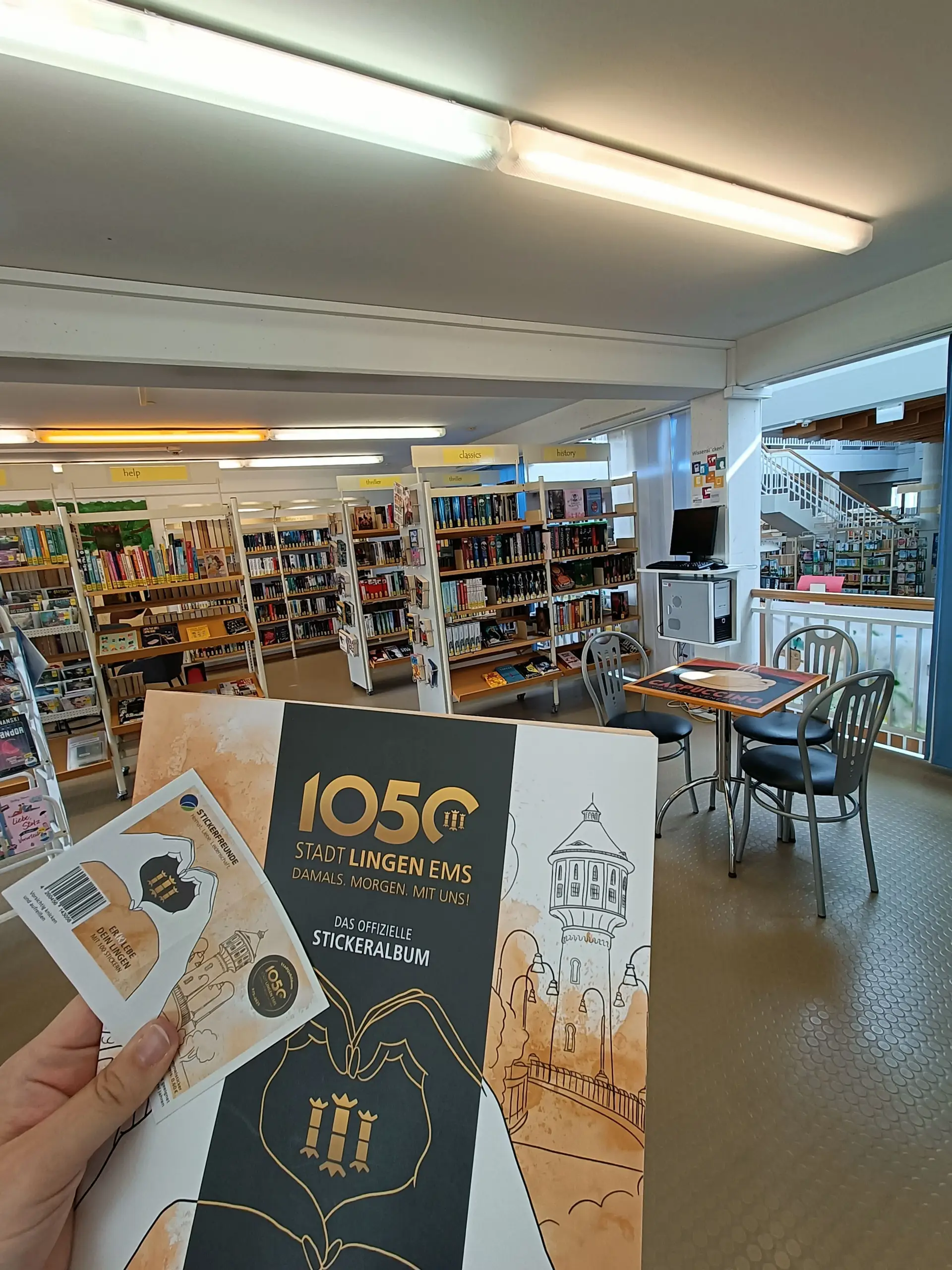 Sticker-Tauschbörse zum Stadtjubiläum in Lingen