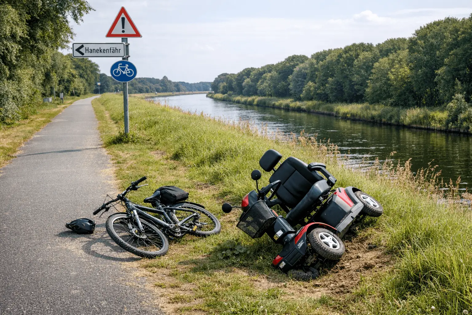 Zusammenstoß in Lingen: Senior schwer verletzt