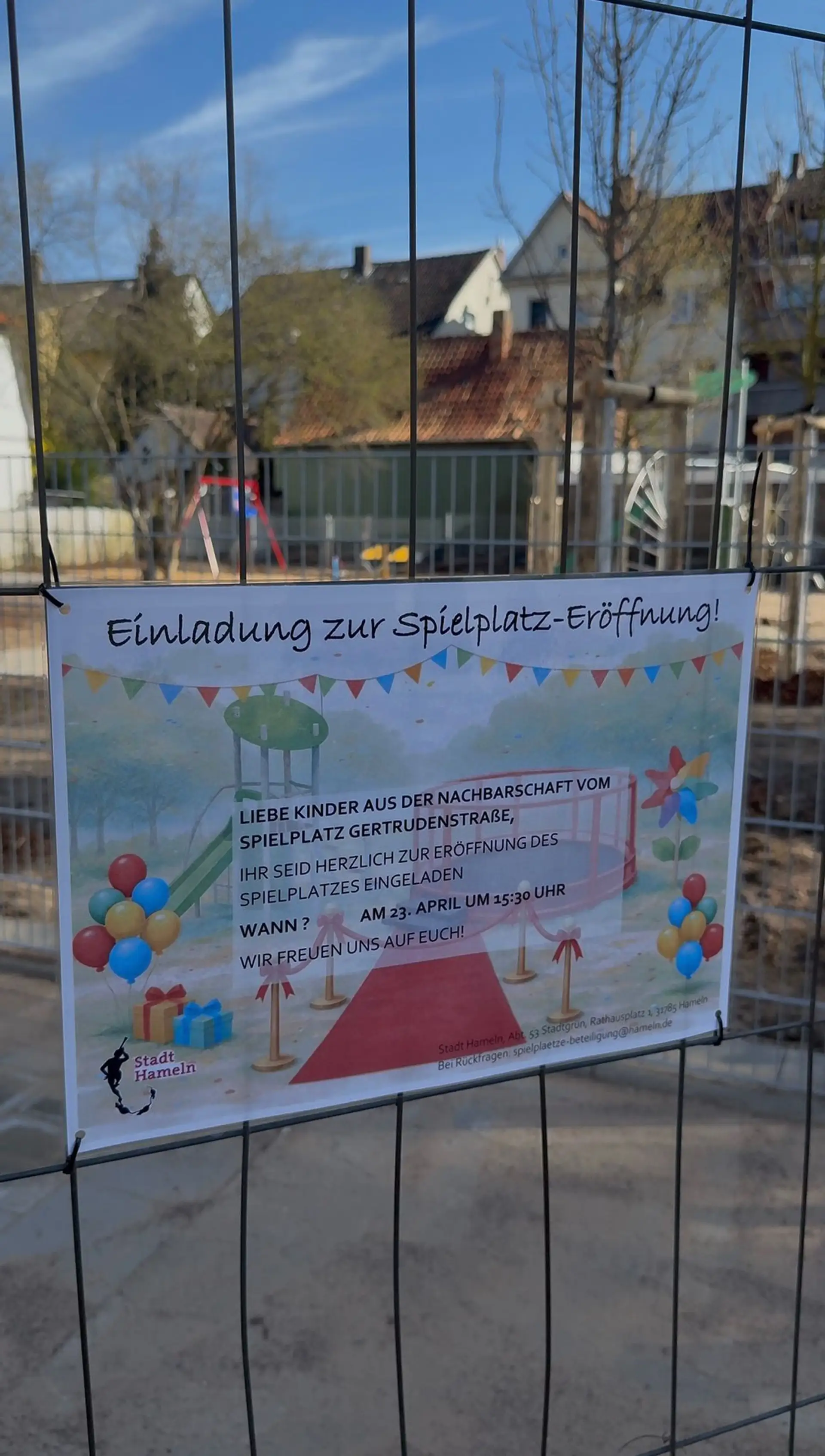 Hameln: Neuer Spielplatz fast fertig